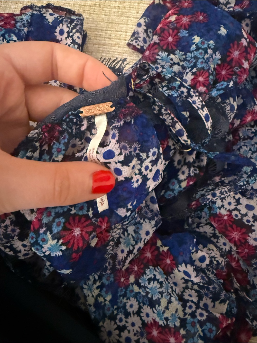 Free People Merrie's Garden Top. - Picture 3 of 3